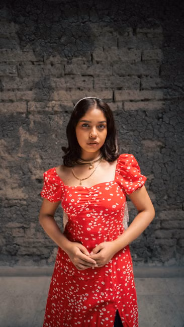Vestido Floral Vermelho